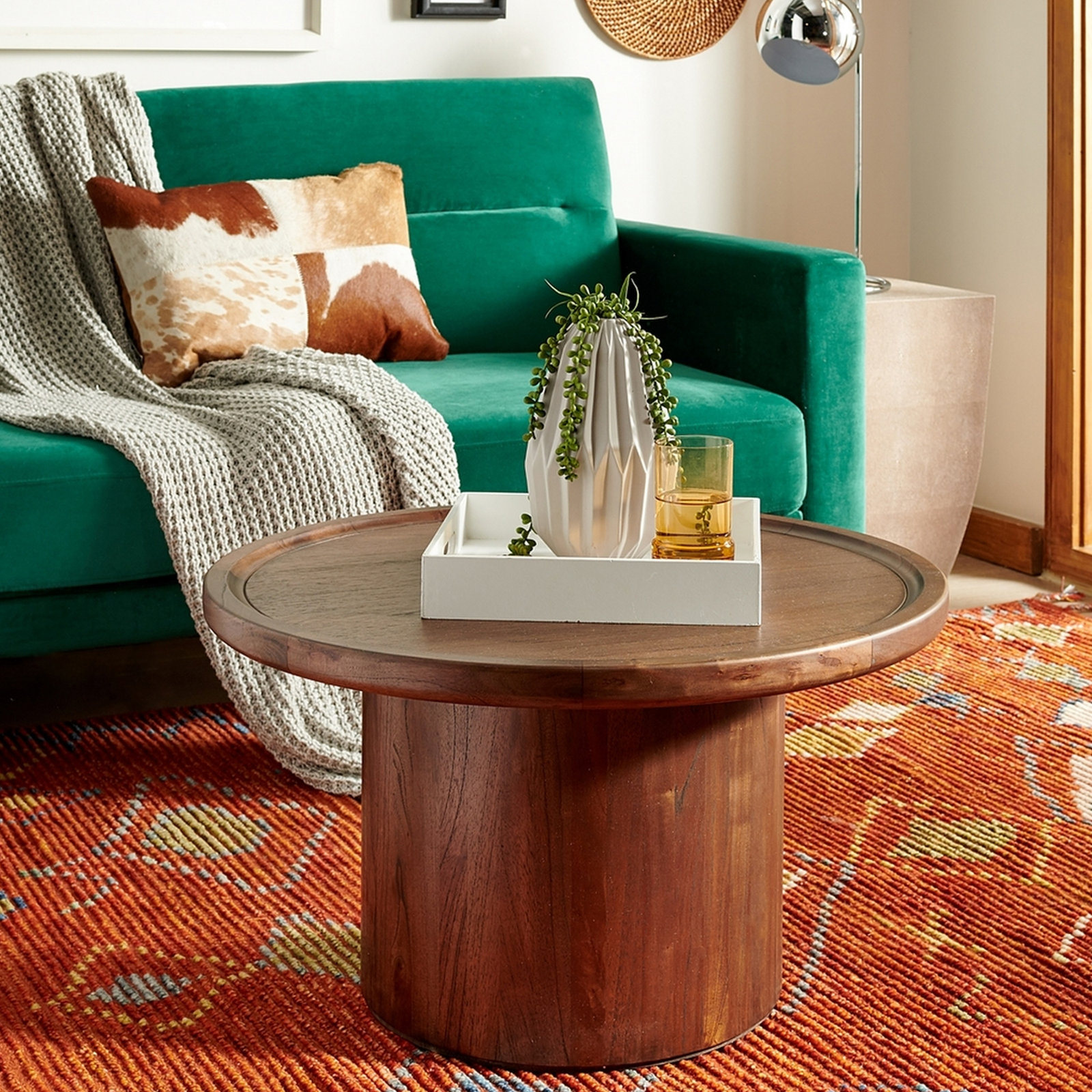 Acadia Coffee Table, Dark Oak