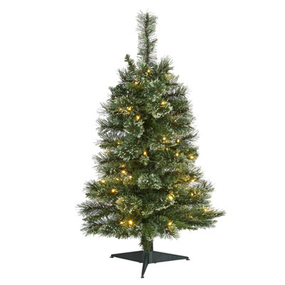 Slim Snow Tip Pine Artificial Christmas Tree