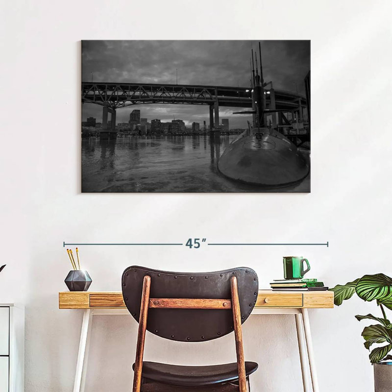 Mait Submarine, 26" H x 39" W