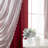 Tulle Polyester Room Darkening Curtain Panels-20452291-20452292