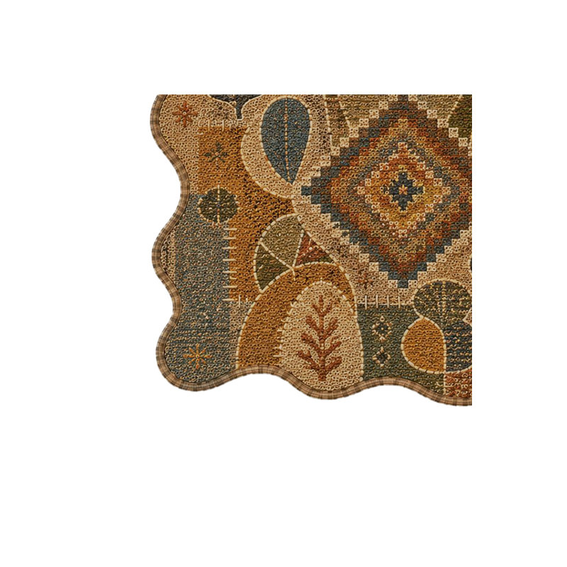 Tapis tissé à motif nautique Mosso, 4'7" x 6'7"