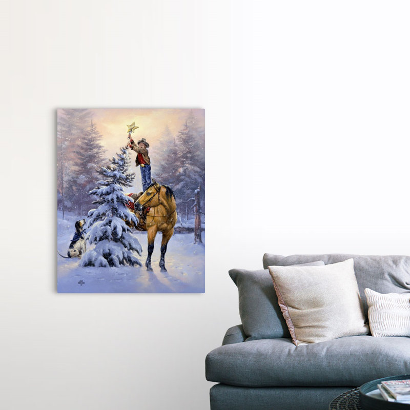 Reproduction d’art sur toile, "upon the most Ramgh" par Jack sorde, Toile tendue, H 45 po x l 36 po x P 1,25 po