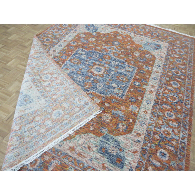 Mahyar One-of-a-Kind 8'1" X 10'2" Wool Area Rug in Orange