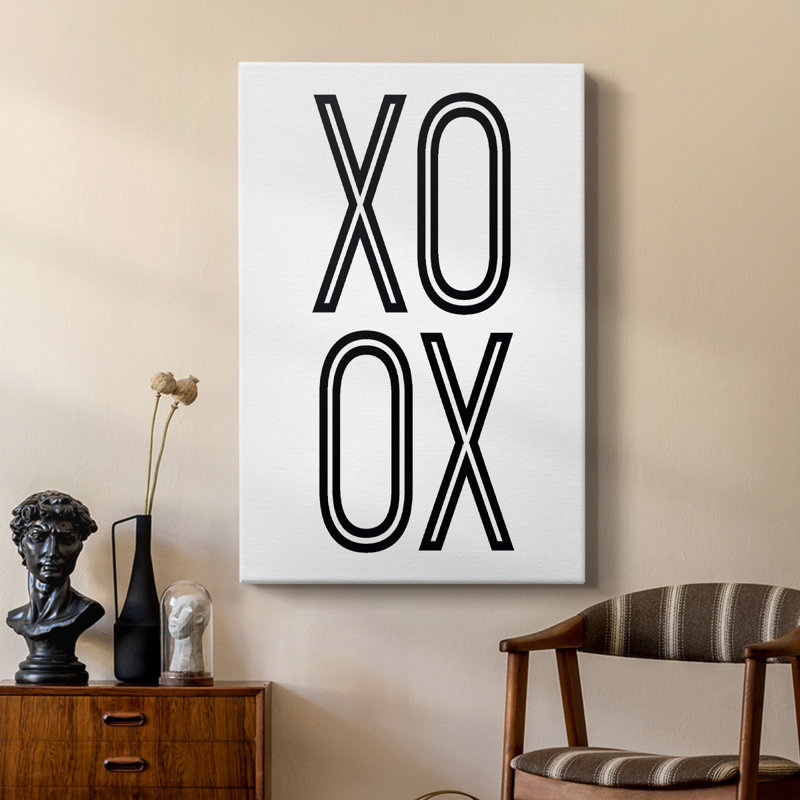 «Bold Love I» - galerie tendue sur mesure Cavas, H 27 po x l 18 po
