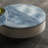 Round Blue Marble Coffee Table Set-739824163