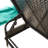 Ebern Designs Sun Lounger With Canopy And Table Brown Poly Rattan-47372378
