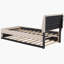 Lit plateforme à plateau-coussin double Teddy-121110542