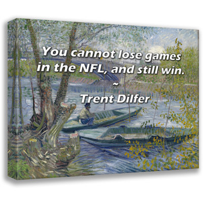 Toile tendue Astoria Grand Gallery par Trent Dilfer: «Vous ne pouvez pas perdre des parties dans la NFL