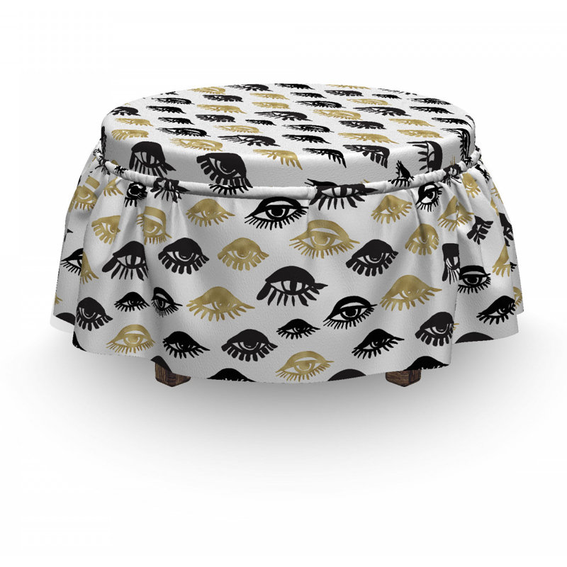 Box Cushion Ottoman Slipcover