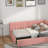Jordyne Upholstered Linen Daybed-609716982
