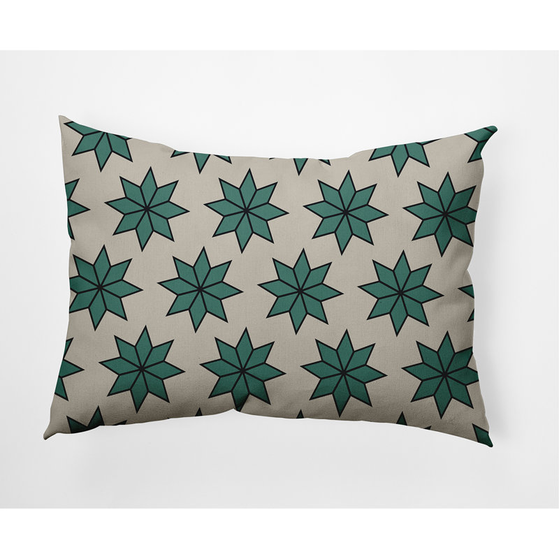 Coussin intérieur / extérieur Holiday Wishes, Menthe