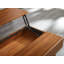 Table basse à plateau relevable en bois massif avec rangement Sedlak