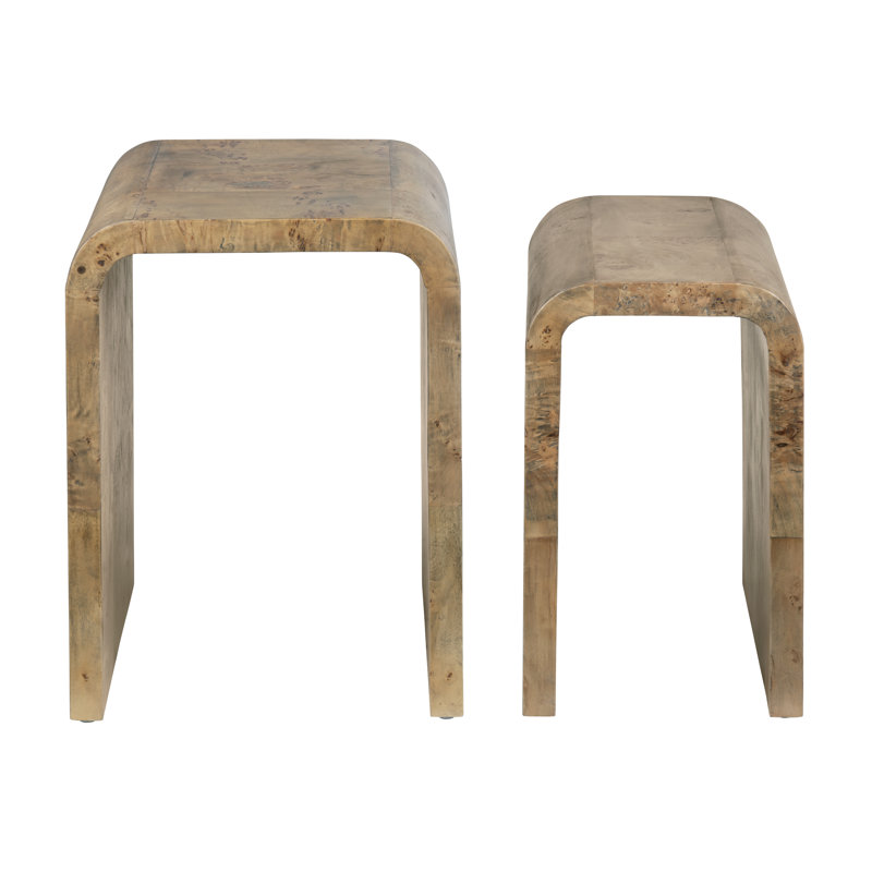 Jenavi Solid Wood Nesting Tables