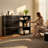 Modular Metal Sideboard Buffet Cabinet, Modern Accent Storage Cabinet-122655247