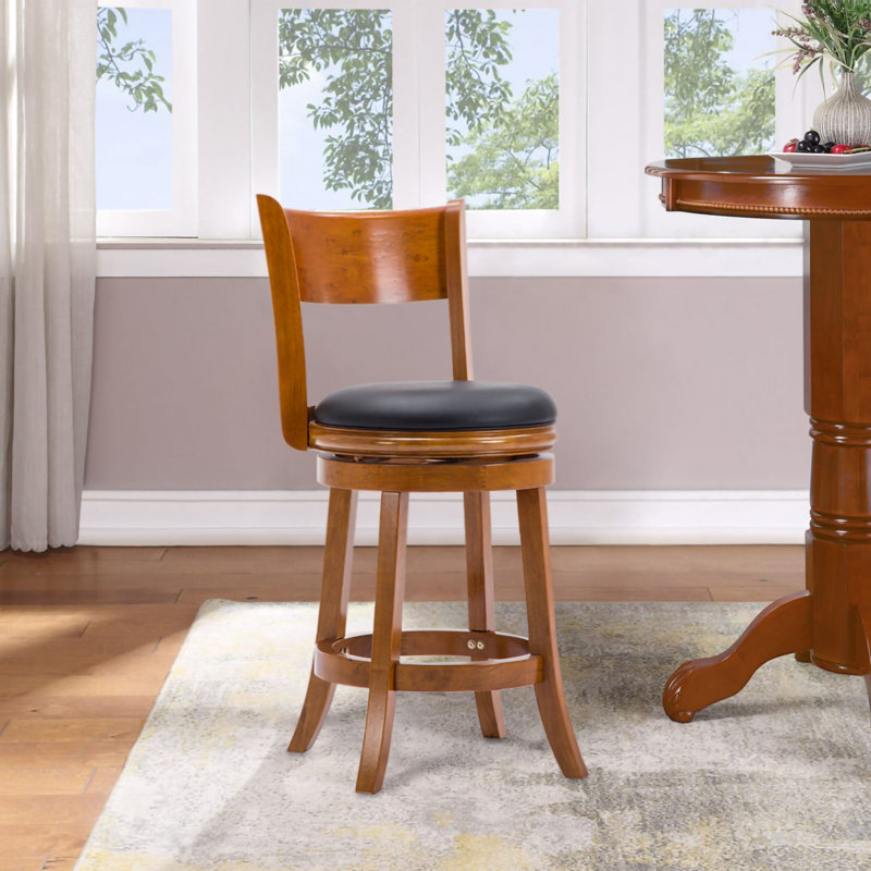 Tabouret de bar et de comptoir Analuz, Sorbier, Tabouret de comptoir (siège d'une hauteur de 25,5