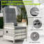 Outdoor Lounge Chair with Ottoman-1107382393