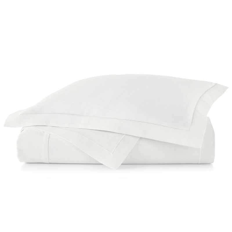 Rio Linen Coverlet, Super King Coverlet, White