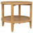 Brown Round Solid Wood Side End Table