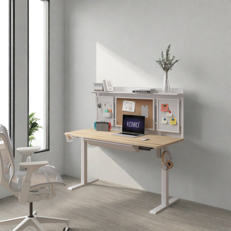 Bureau debout à hauteur réglable électrique Larreon
