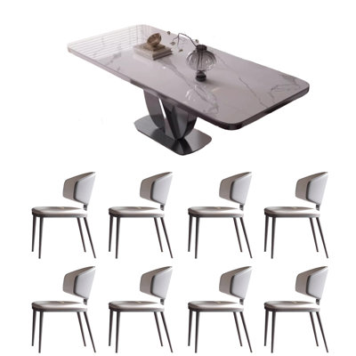 Table et chaise de luxe minimaliste et moderne