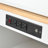 K&K Rolling Kitchen Island With Extended Table, Kitchen Island On Wheels With LED Lights,Power Outlets And 2 Fluted Glass Doors, Kitchen Island With A Storage Compartment And Side 3 Open Shelves-1464028078