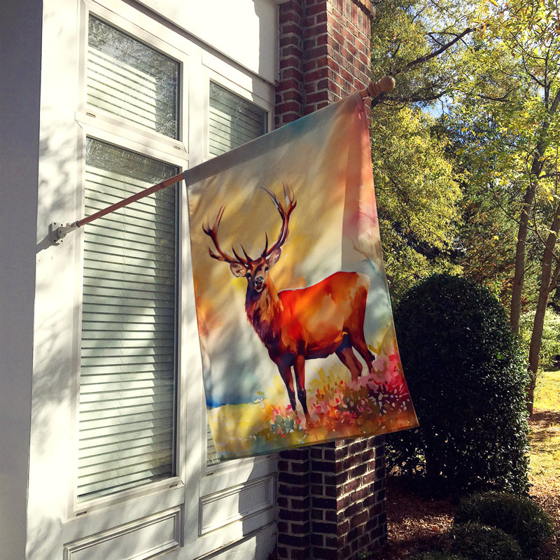 Drapeau de maison cerf cerf