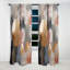 Doux couleurs formes et lignes Marble I - Rideau occultant en velours marbre marbre abstrait - 1 panneaux-107539898