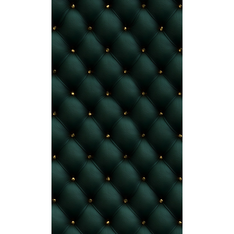 Papier peint touffeté à double paroi géométrique amovible