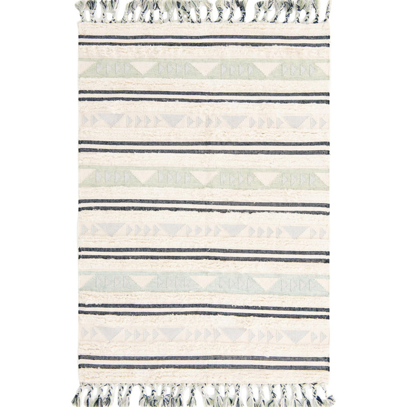 Tapis beige contemporain Annonciata, Rectangle 6 pi x 9 pi