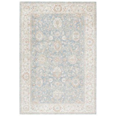 Tapis oriental en polyester à usage oriental Vontavius 142