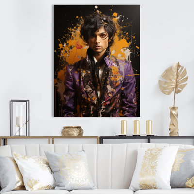 " Prince In Plum Pop Art "