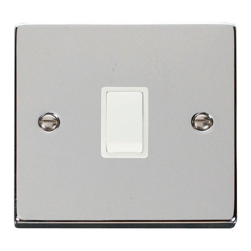 Polished Chrome 1 Gang 20A DP Switch