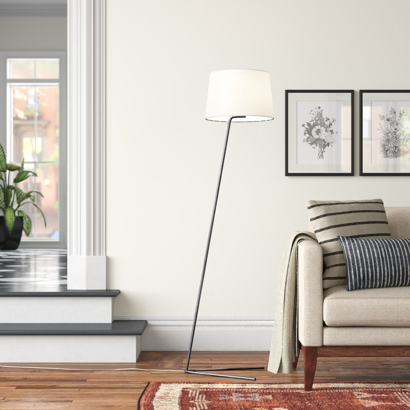 Moriarty 60.75'' Novelty Floor Lamp, Nickel