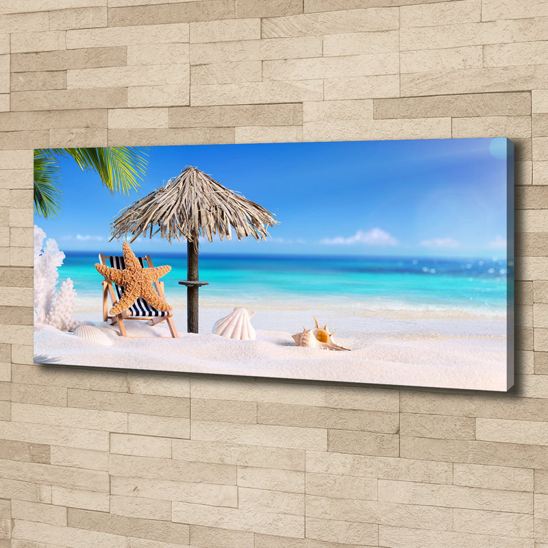 Beach Holidays - Wrapped Canvas Print
