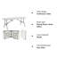 Allgaier 180cm Rectangular Folding Table