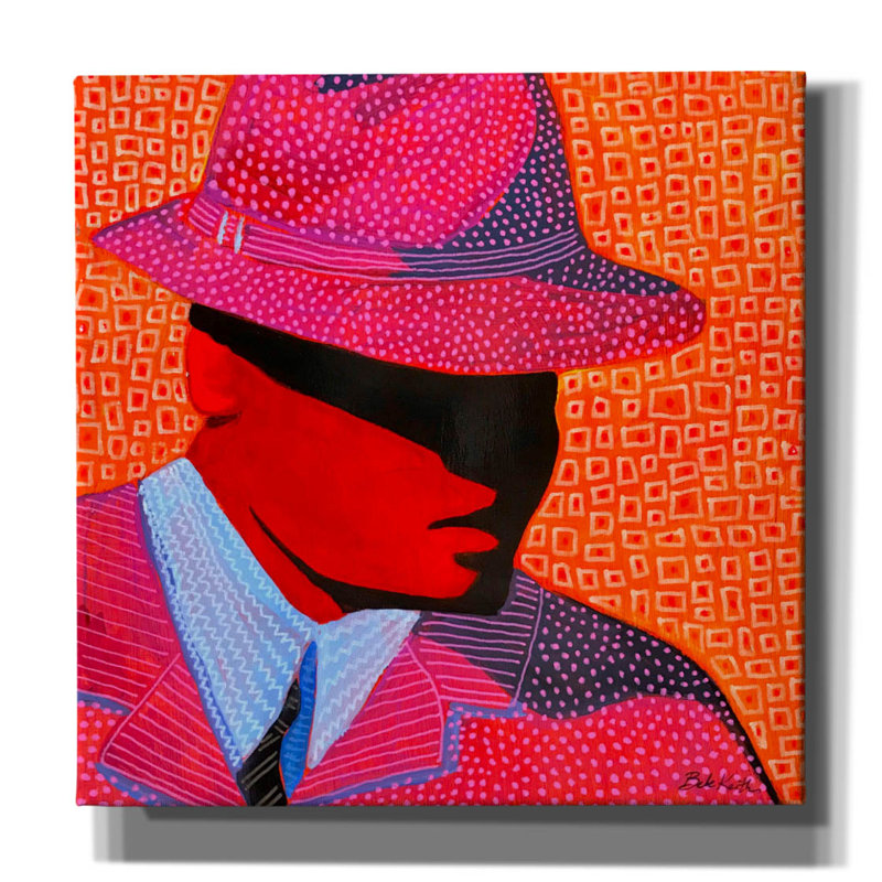  «An Honest Day's Work» par Bebe Keith, art mural sur toile, 18 po x 18 po