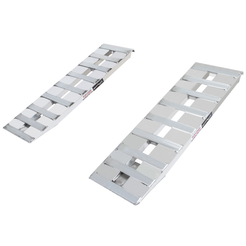 Rampe de chargement en aluminium pour voiture, 2" H x 15" W x 48" D