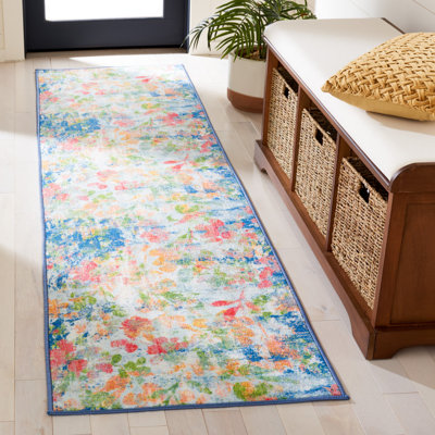 Clairan Performance Machine Washable Floral Rug