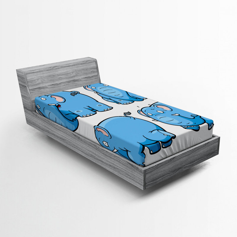 Drap ajusté animal, Drap-housse de taille simple