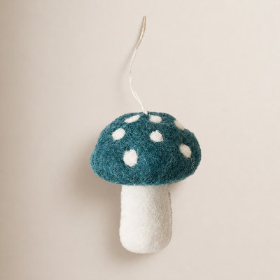 Felted Festive Mushroom Decor