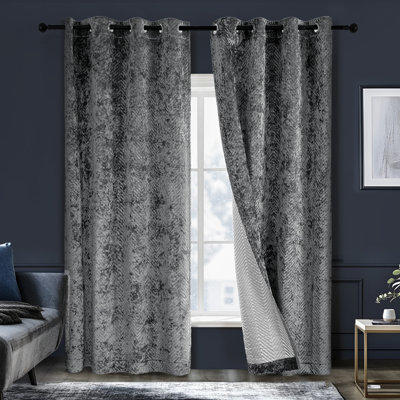 Thermal Insulated Windproof Thicken Winter Curtain Panel