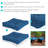 Outdoor 20" x 20" Square Seat Cushions - Blue-242493613