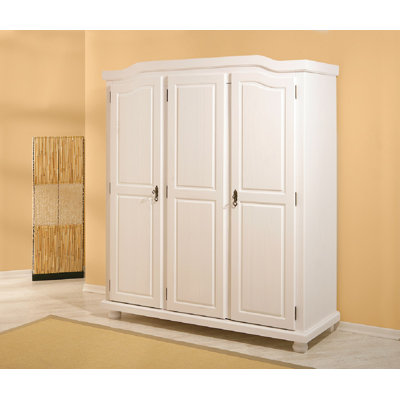 Gordan 3 Door Solid Wood Wardrobe