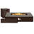 Keshona56-inch Outdoor Propane Gas Fire Pit Table 50000 BTU Iron Rectangle Fire pit for Outside Patio with Removable Lid, Lava Rocks, Rain Cover, Propane Tank Cover