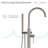 Ivy Freestanding Bathtub Faucet in Brushed Nickel-54250437
