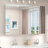 Husai Recessed or Surface Mount Aluminum Frameless Medicine Cabinet With Mirrored Door and Adjustable Shelves-408647447-412460637