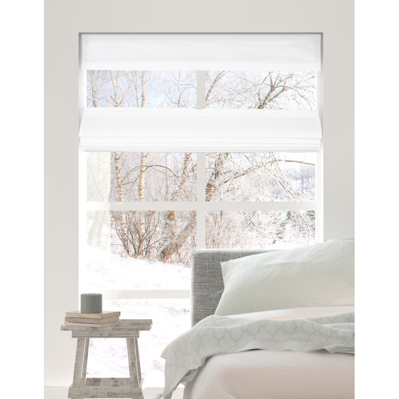 Semi Sheer Roman Shade, 22"W x 60"L