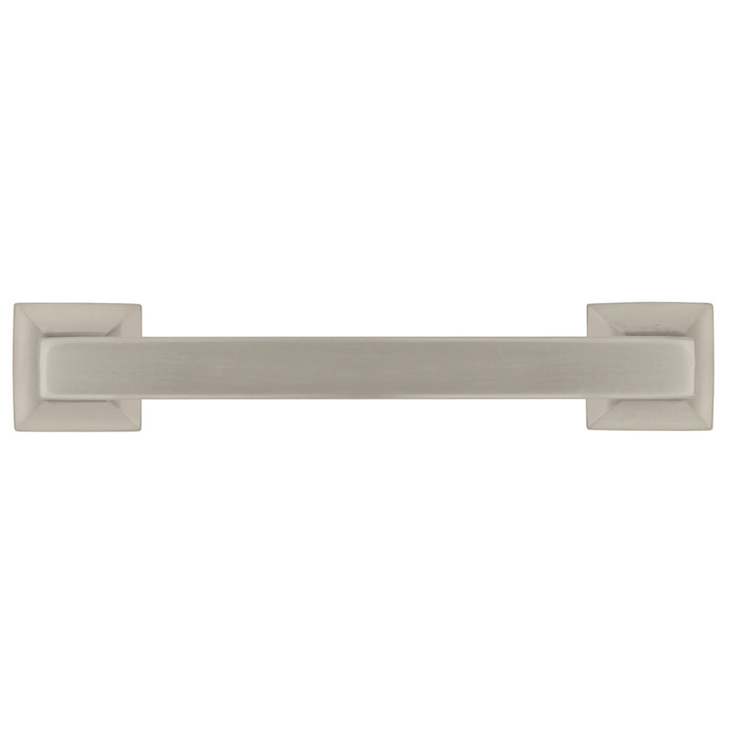 Studio Collection Handle Pull - 5-1/16" Center to Center Cabinet Pull Satin Nickel - Transitional Hardware for Drawers & Cabinets