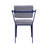 Cargo Gray Fabric & Blue Finish Office Chair-1751349850