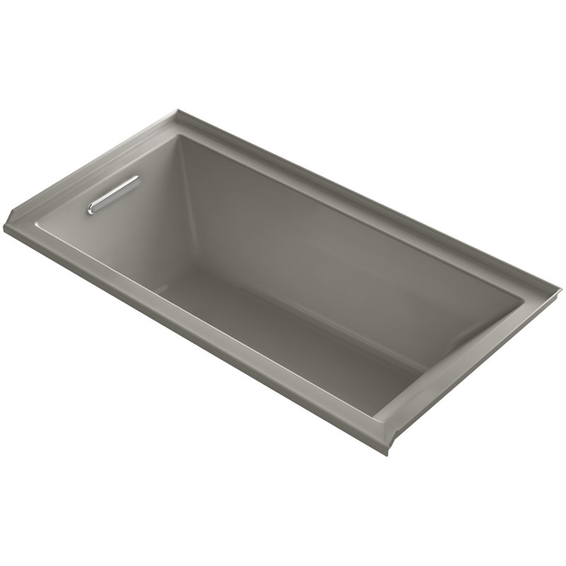 Baignoire de trempage 60 po. X 30 po., Cachemire, Gauche